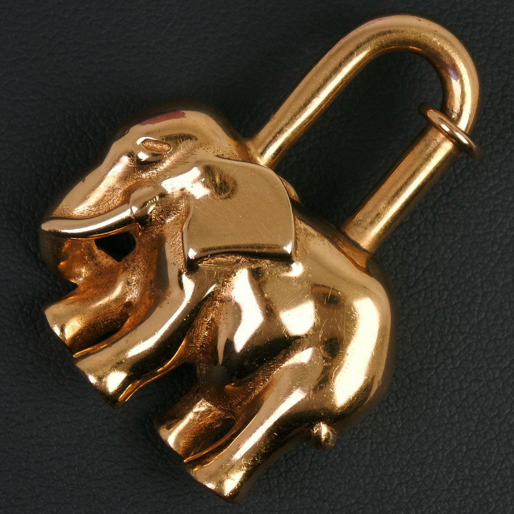 Hermes Gold Plated Charm Pendant