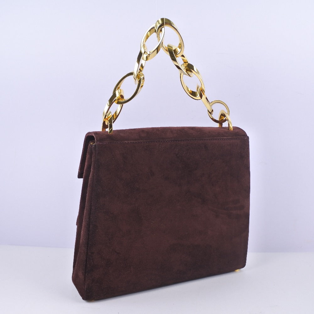 Salvatore Ferragamo Suede 2WAY Shoulder Bag