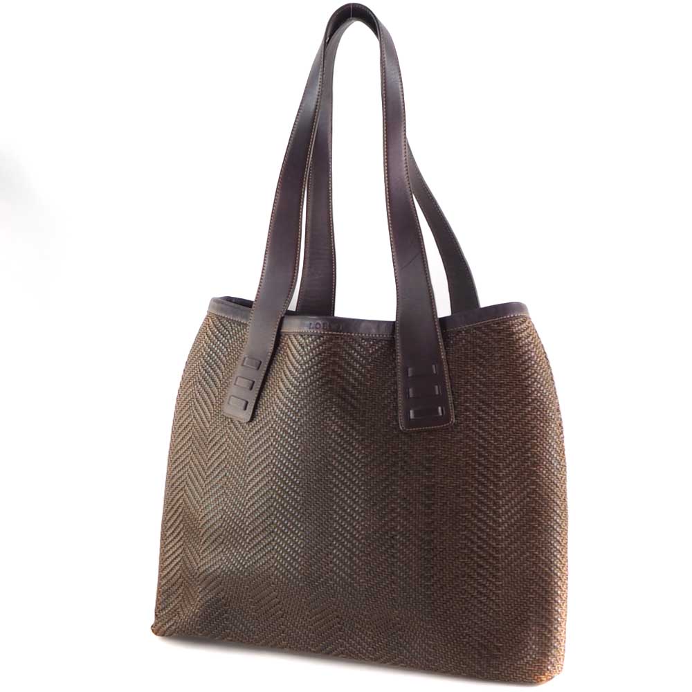 Loewe Canvas Tote Bag Brown