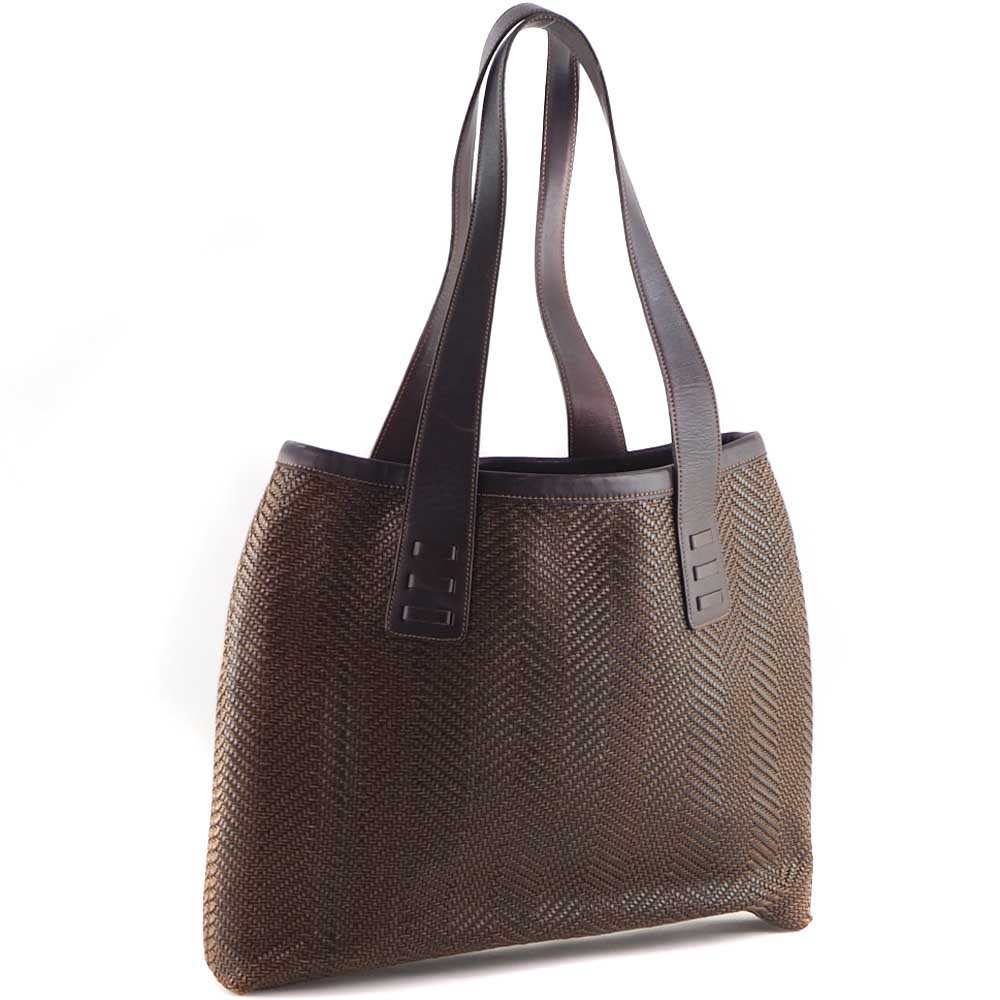 Loewe Canvas Tote Bag Brown