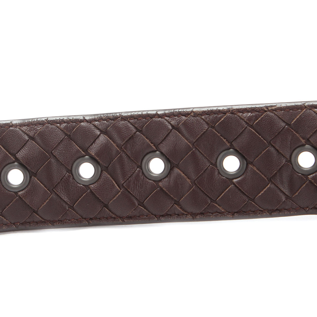 Intrecciato Leather Belt