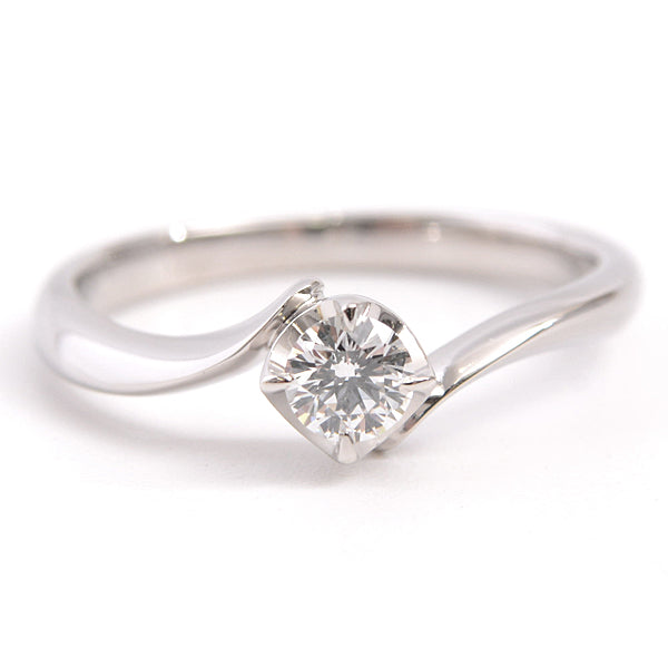 4℃ Diamond Ring 0.209ct F-VS1-EX PT950 Platinum