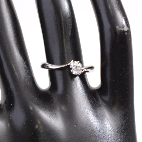 4℃ Diamond Ring 0.209ct F-VS1-EX PT950 Platinum