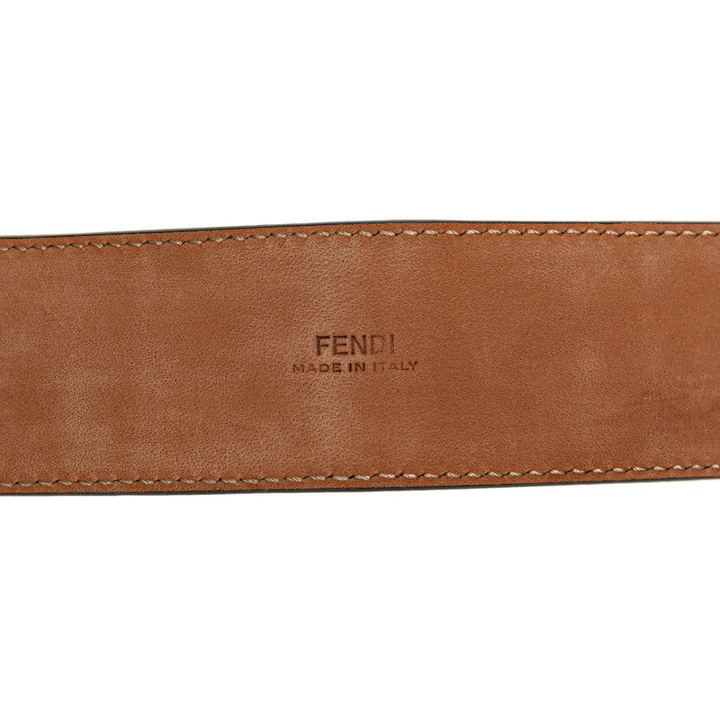 Fendi Zucca Belt Brown PVC