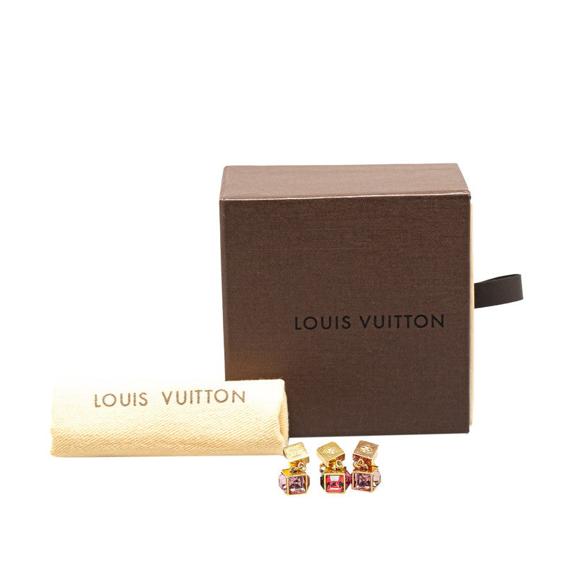 Louis Vuitton Gamble Stud Earrings Set of 3 M66827 in Very Good Condition