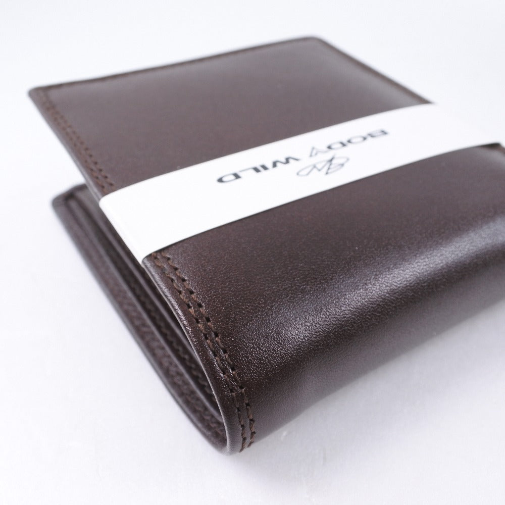 BODY WILD Men's Leather Bifold Wallet