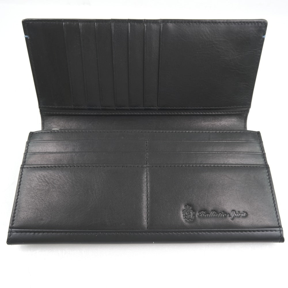 Ballistic Spirit Black Leather Men's Long Wallet