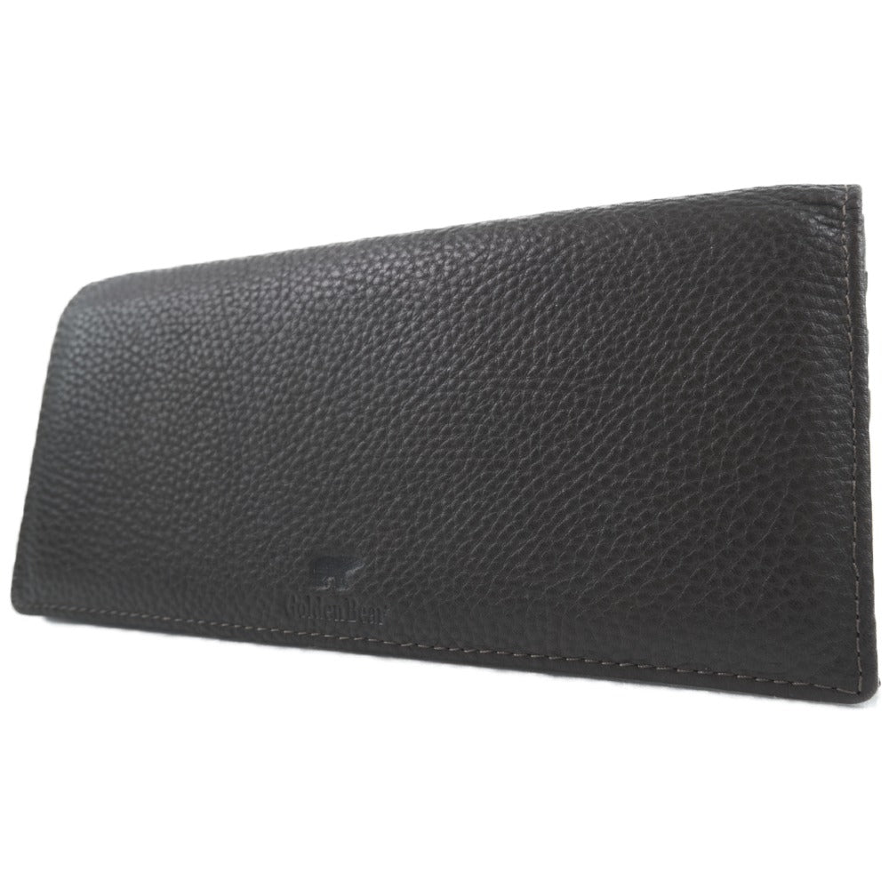 Golden Bear Brown Leather Men's Long Wallet