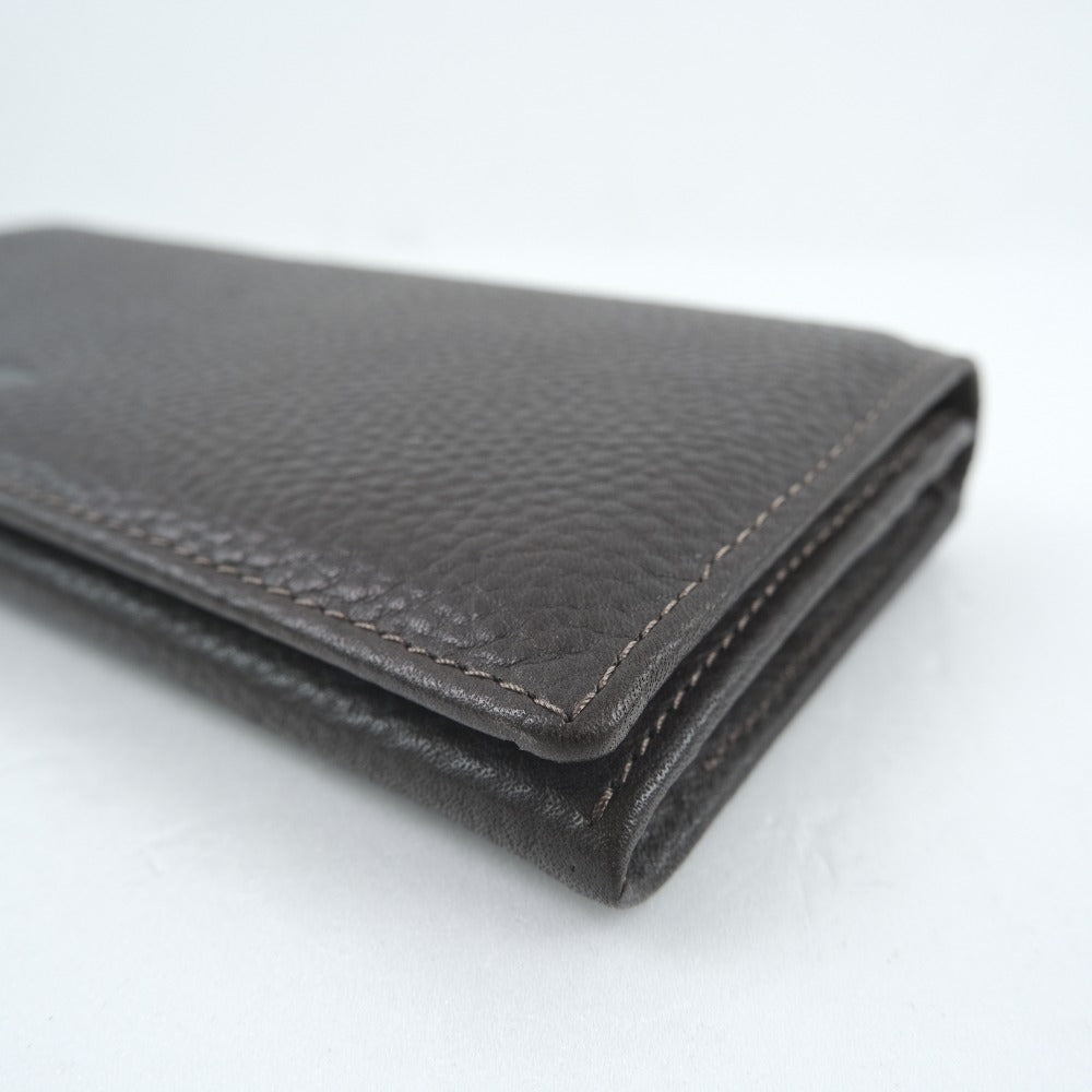 Golden Bear Brown Leather Men's Long Wallet