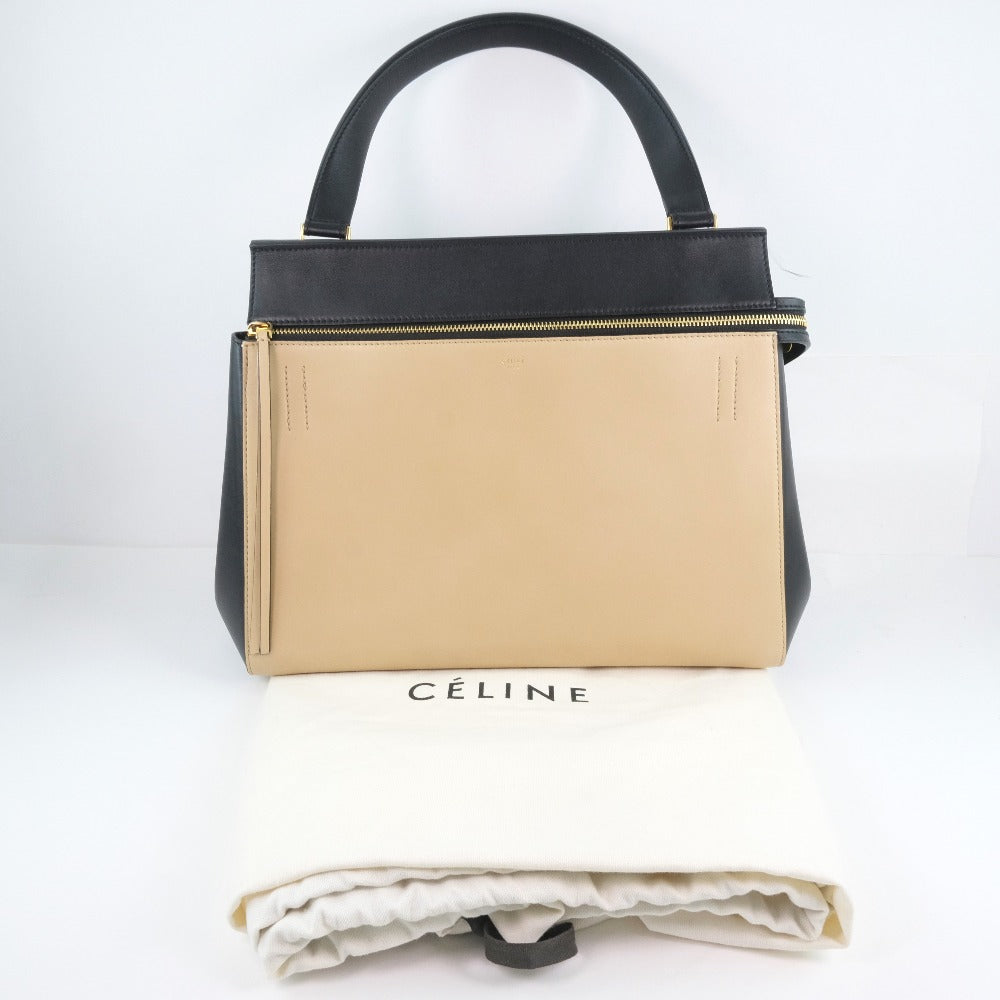 Celine Edge Medium Handbag Leather Handbag 172613 in Very Good Condition