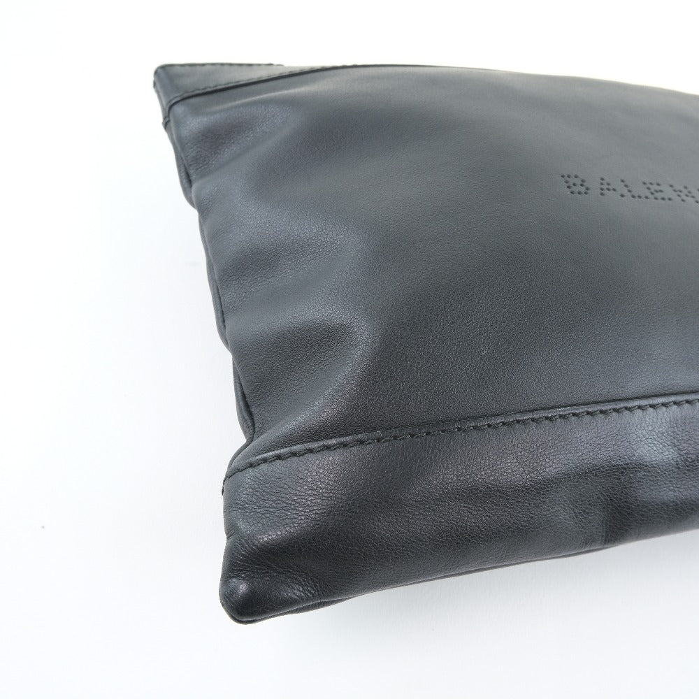 Balenciaga Navy Clip M Clutch Bag