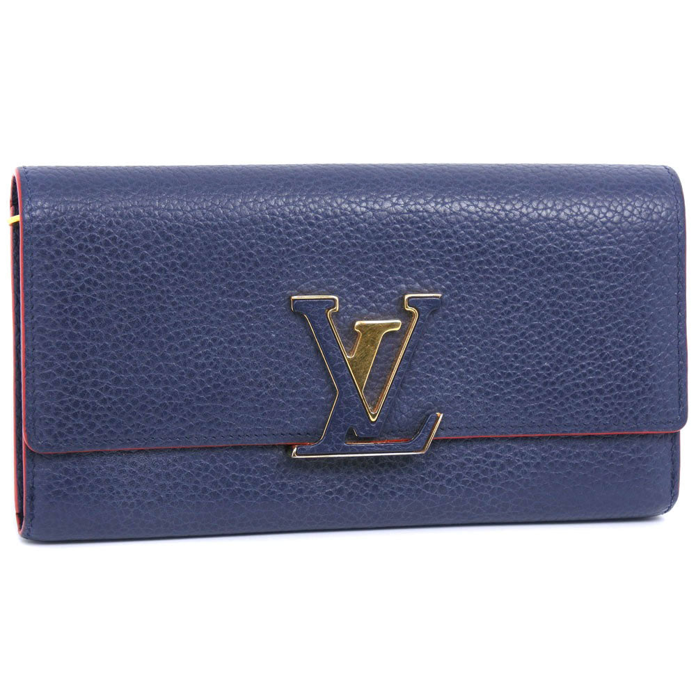 Louis Vuitton Portefeuille Capucines Leather Long Wallet M63739 in Good condition