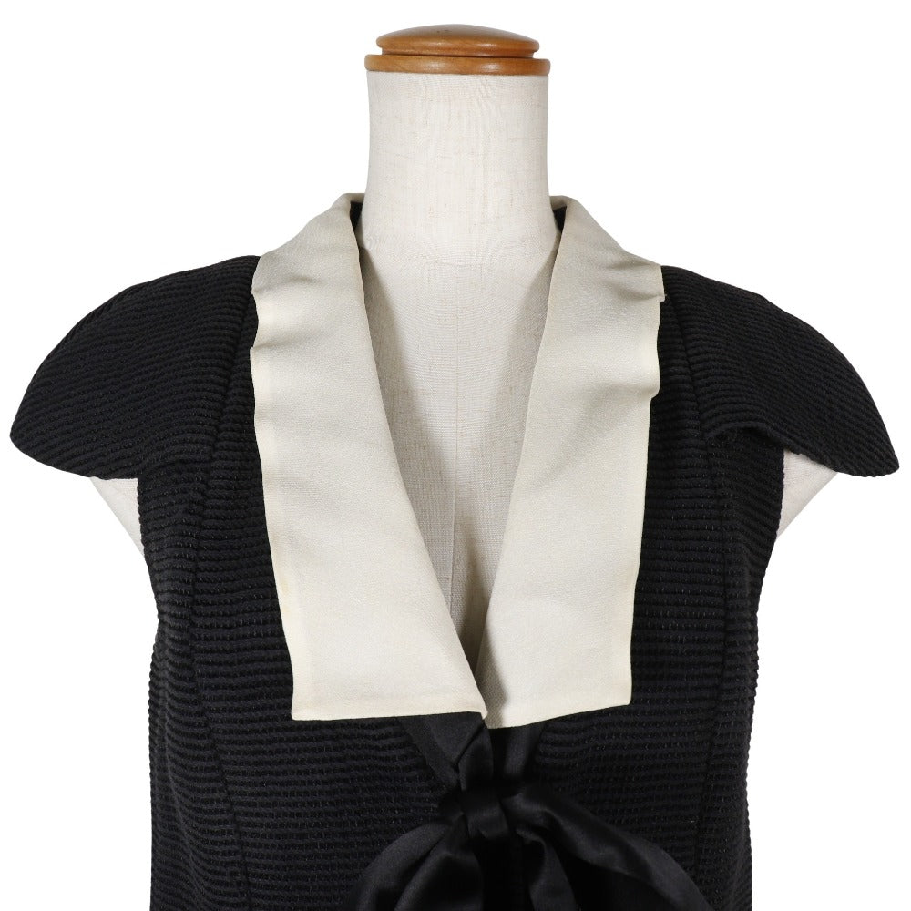 Chanel Cotton Silk Dress Black