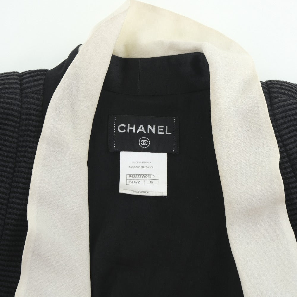 Chanel Cotton Silk Dress Black