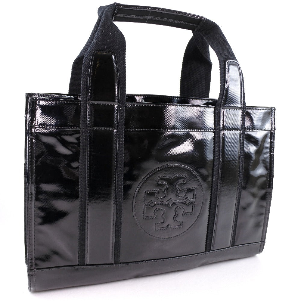 Tory Burch Black Enamel Handbag