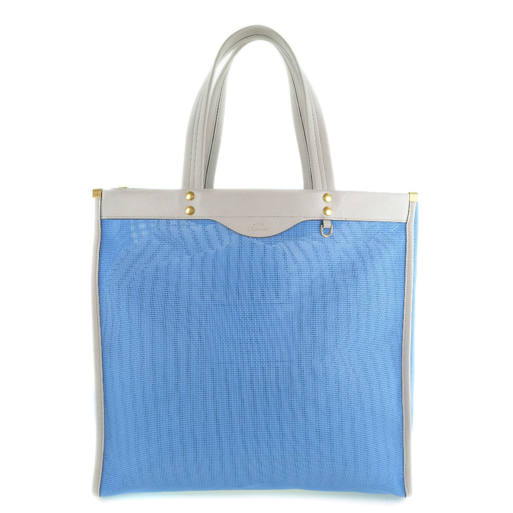 Anya Hindmarch Blue Calfskin Tote Bag