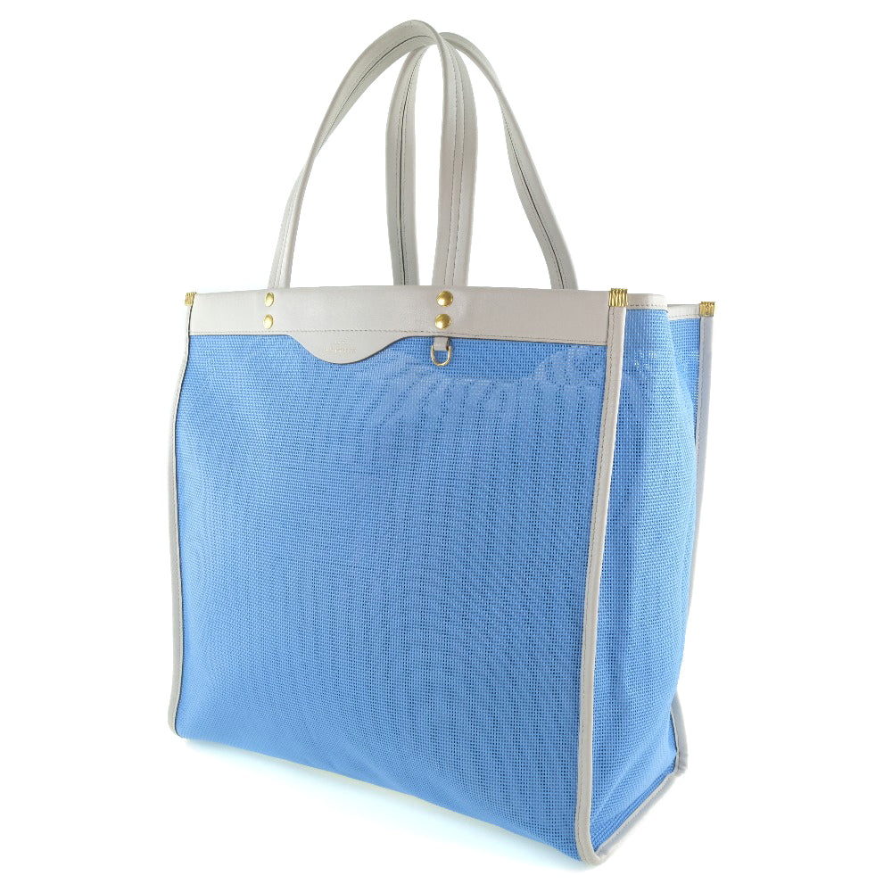 Anya Hindmarch Blue Calfskin Tote Bag