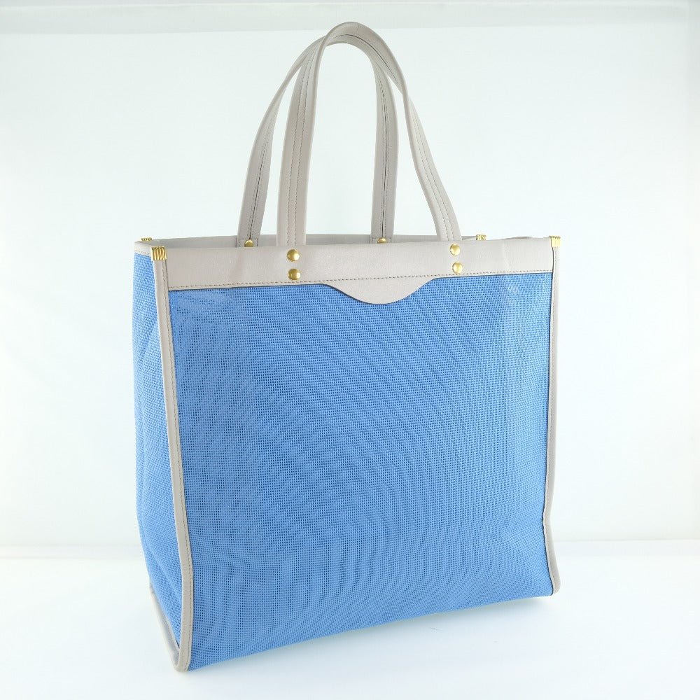 Anya Hindmarch Blue Calfskin Tote Bag