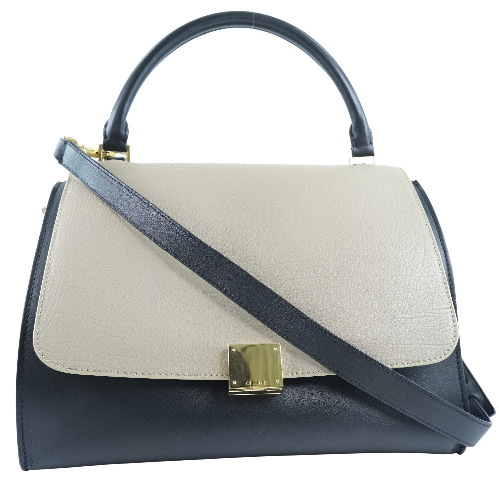 Celine Trapeze Calf Suede Handbag