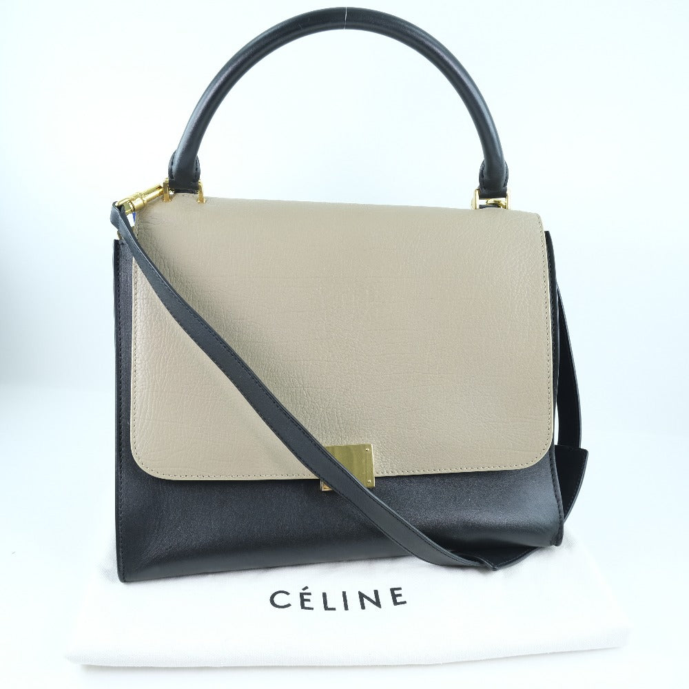 Celine Trapeze Calf Suede Handbag