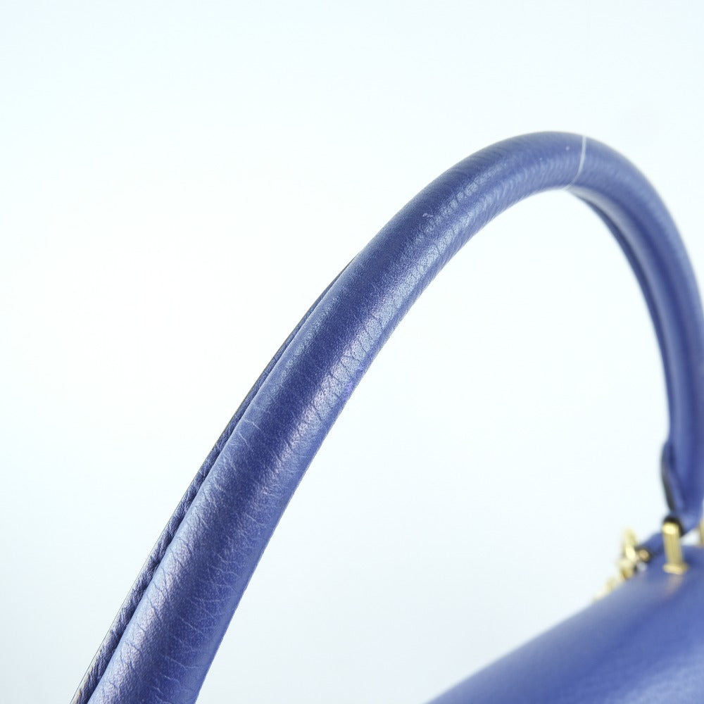 Celine Trapeze 2WAY Shoulder Bag Blue