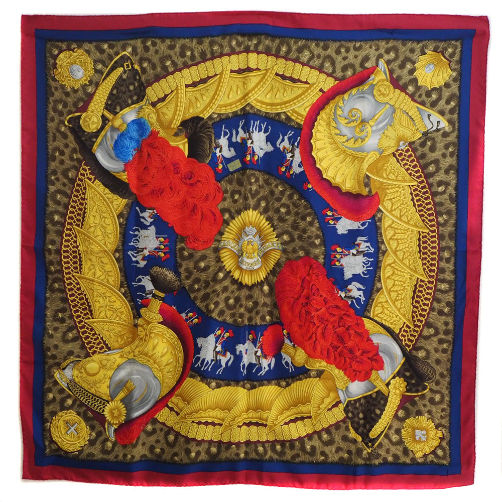 Hermes Silk Scarf Carre 90 Red