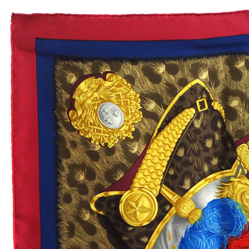 Hermes Silk Scarf Carre 90 Red