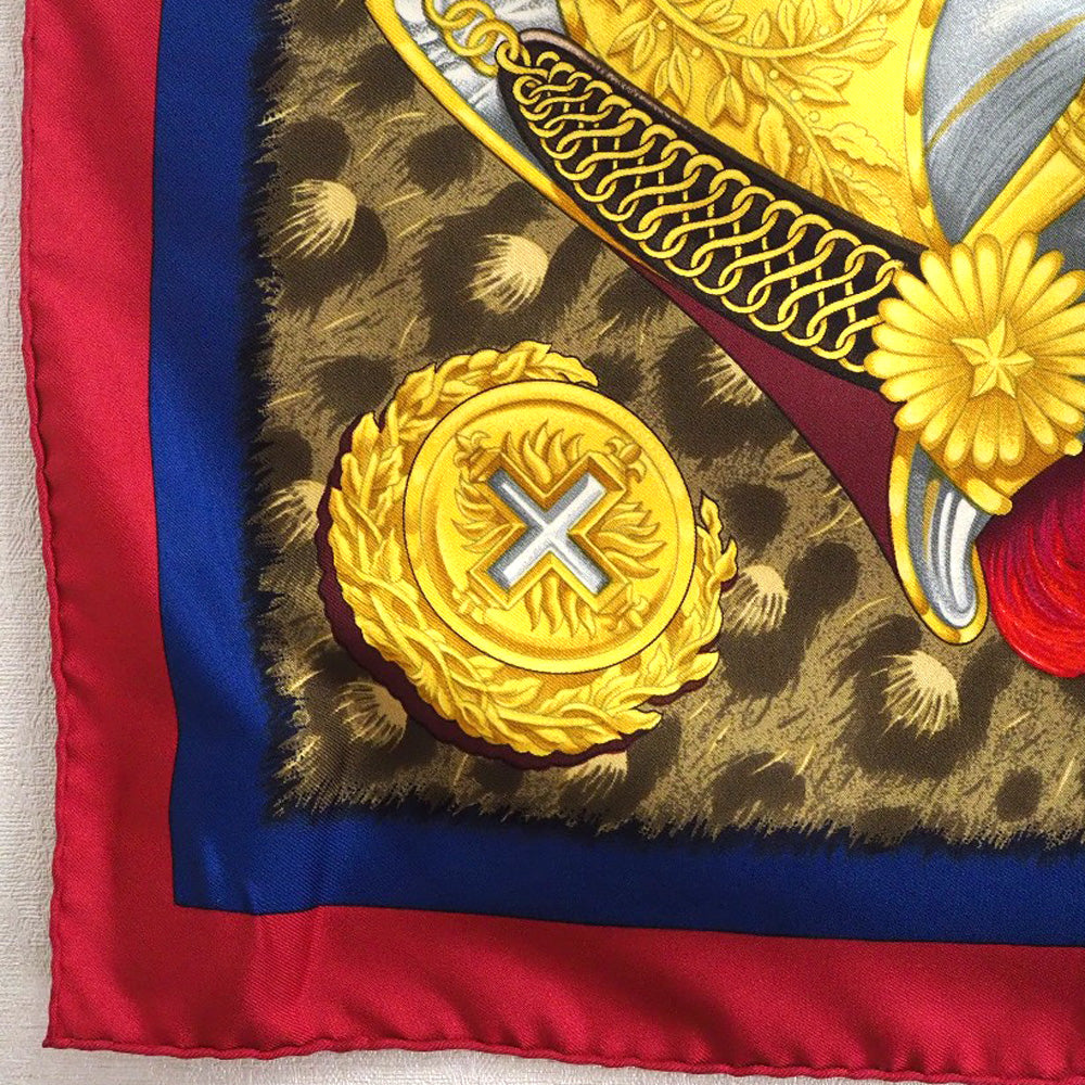 Hermes Silk Scarf Carre 90 Red