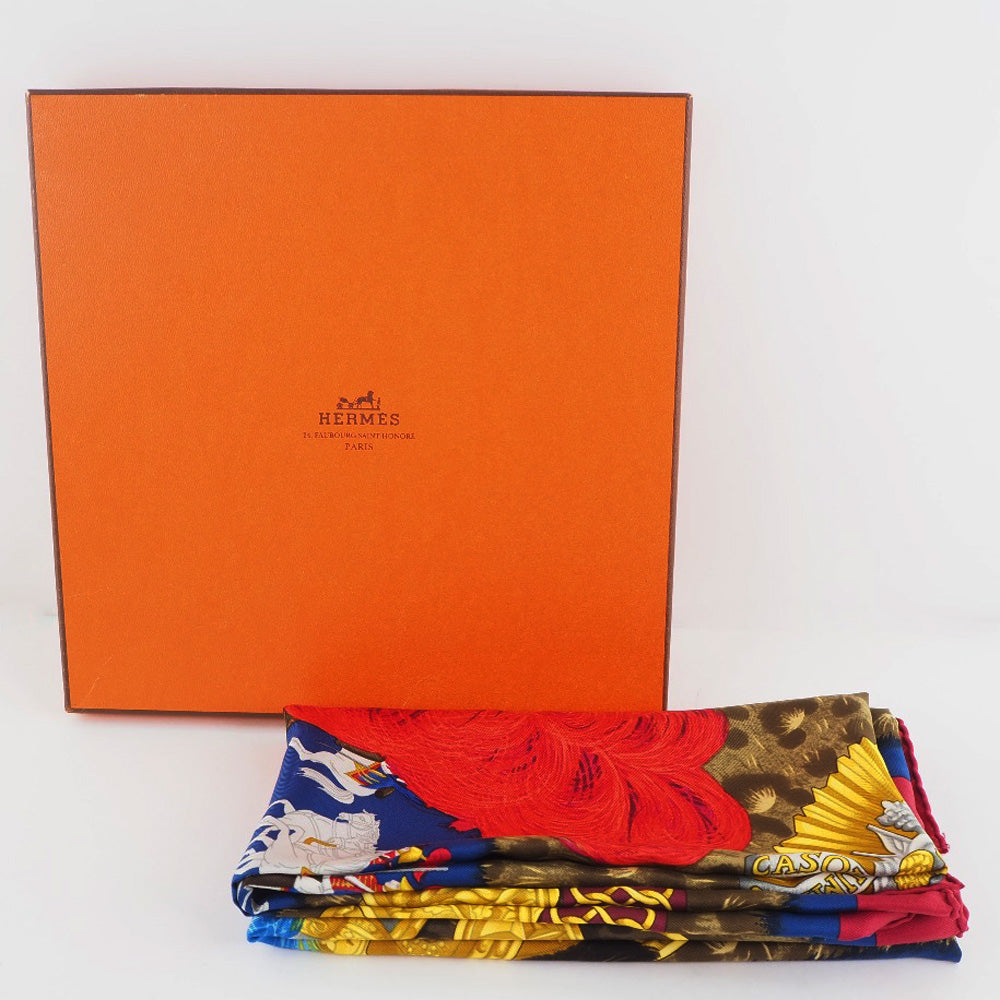 Hermes Silk Scarf Carre 90 Red