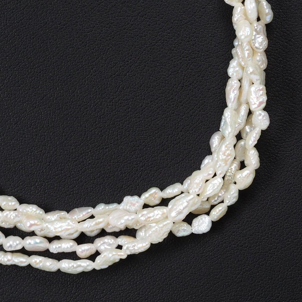 Baby Pearl Necklace 5-Strand 2.5-4.5mm