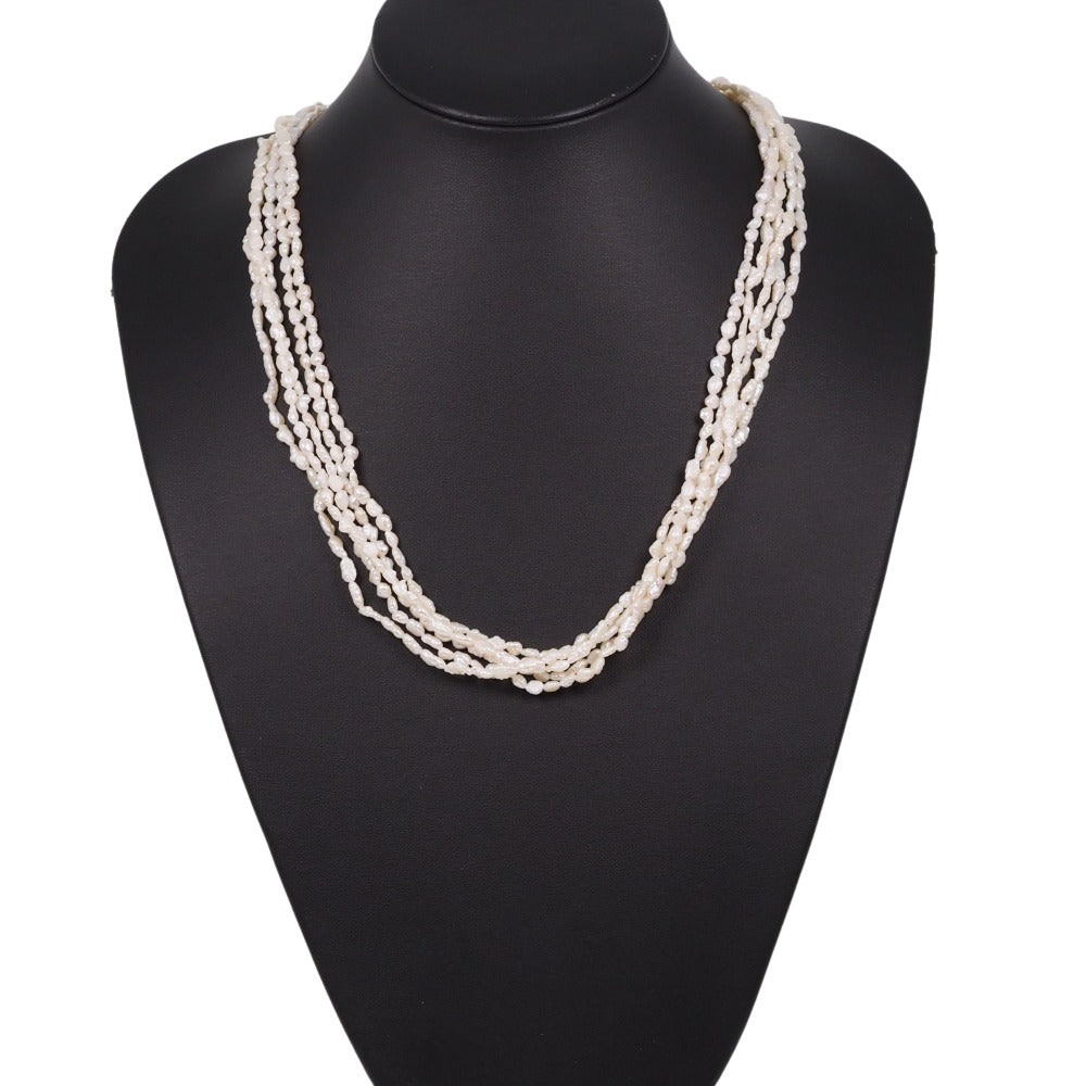 Baby Pearl Necklace 5-Strand 2.5-4.5mm