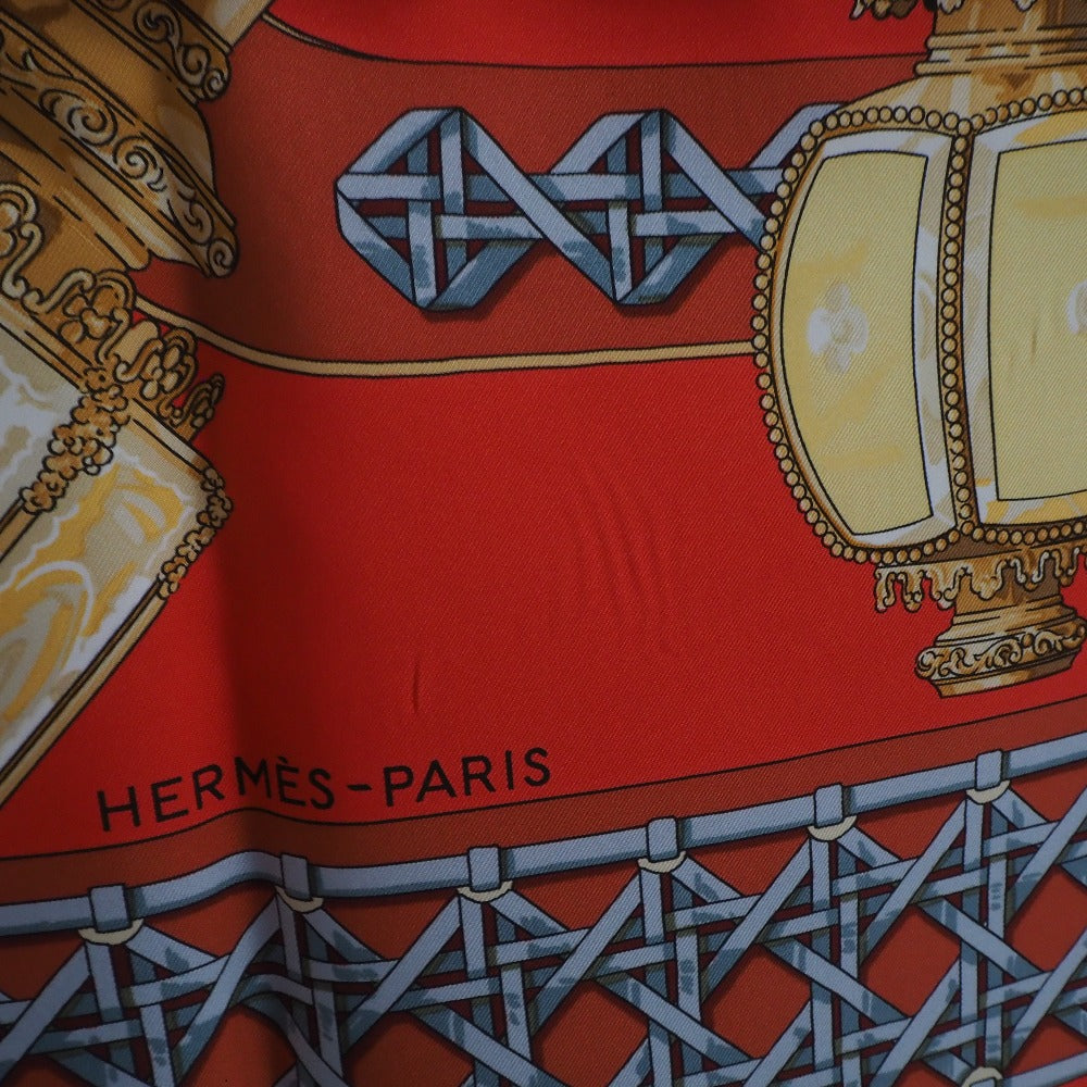 Hermes Silk Carre 90 Scarf Red