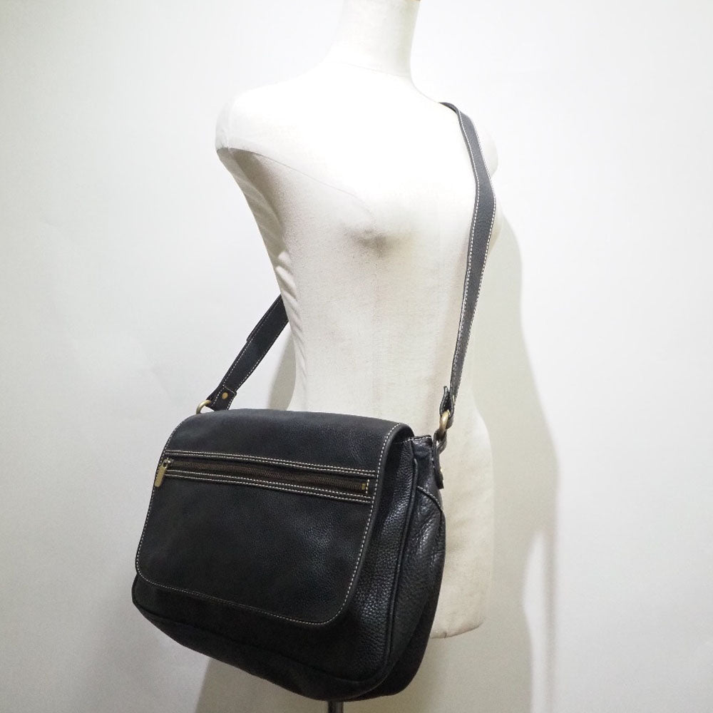 Celine Calf Shoulder Bag Black