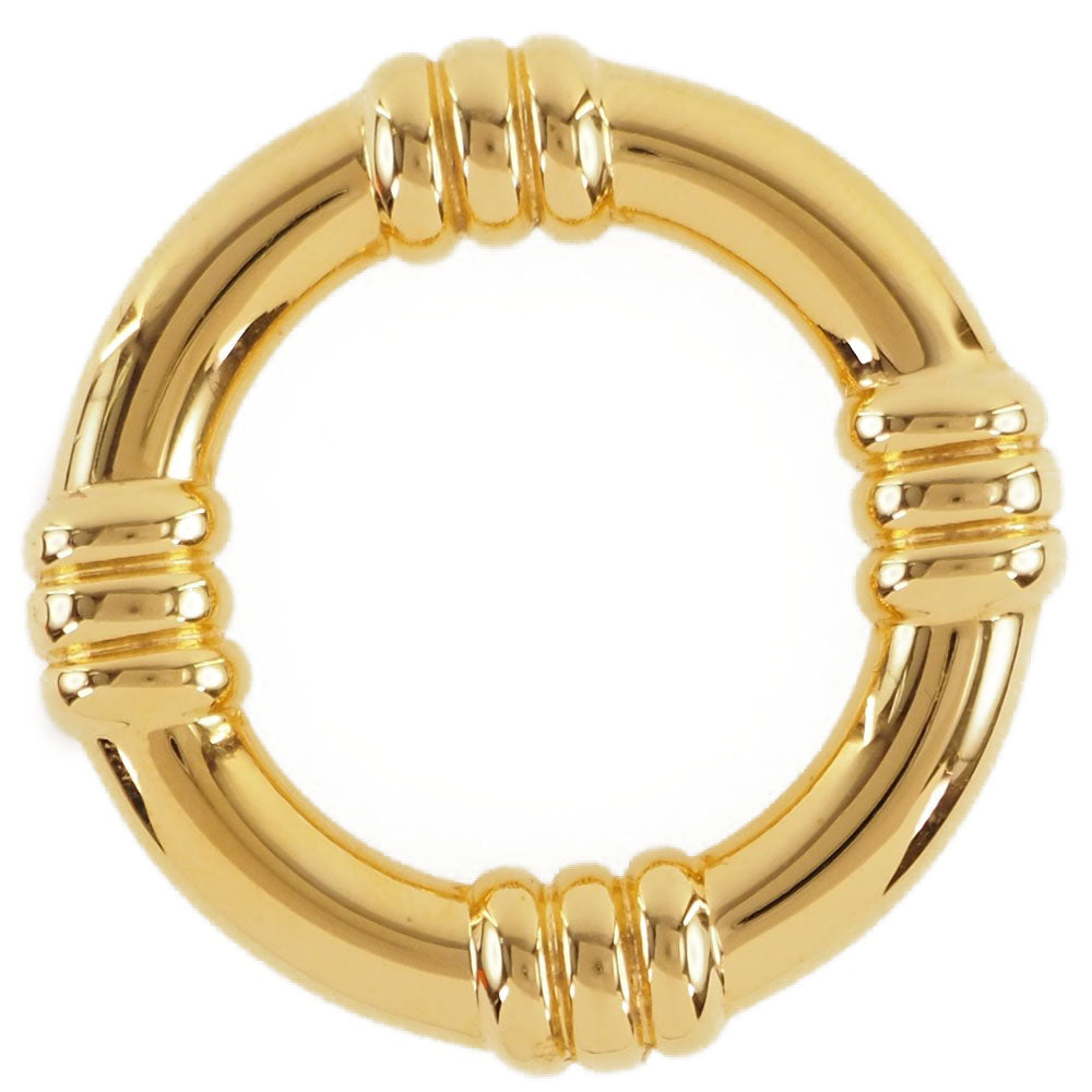 Hermes Gold Plated Scarf Ring