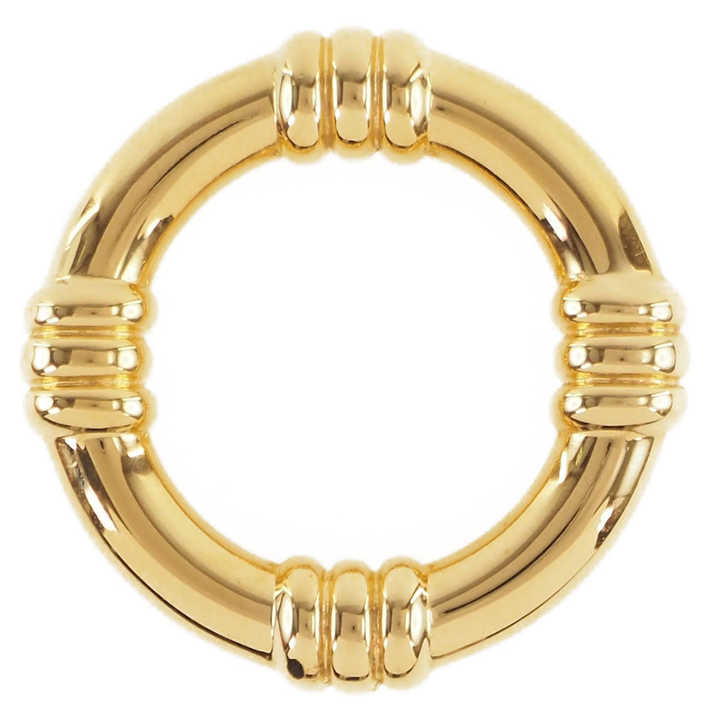 Hermes Gold Plated Scarf Ring