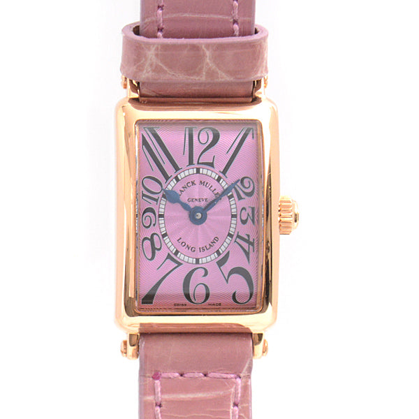 Franck Muller Long Island Quartz Watch 750PG Pink Gold 802QZ in Great Condition