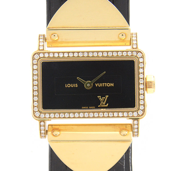 Louis Vuitton Diamond Quartz Watch Q371K in Great Condition