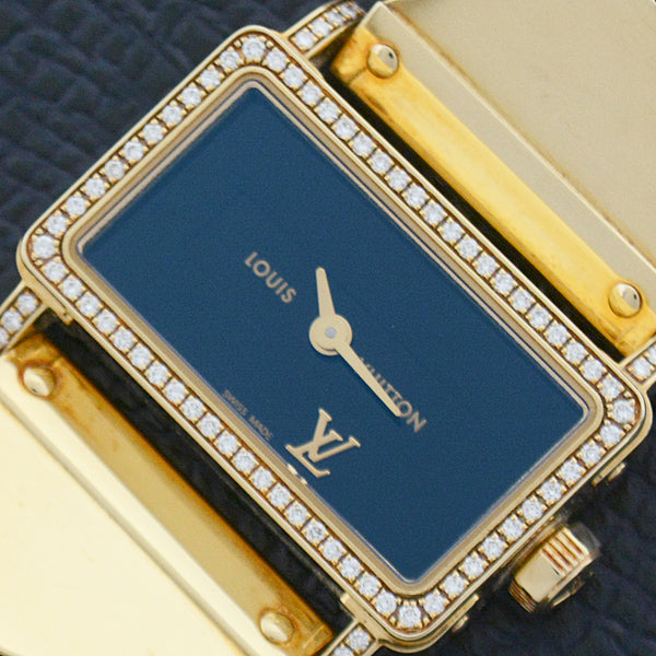 Louis Vuitton Diamond Quartz Watch Q371K in Great Condition