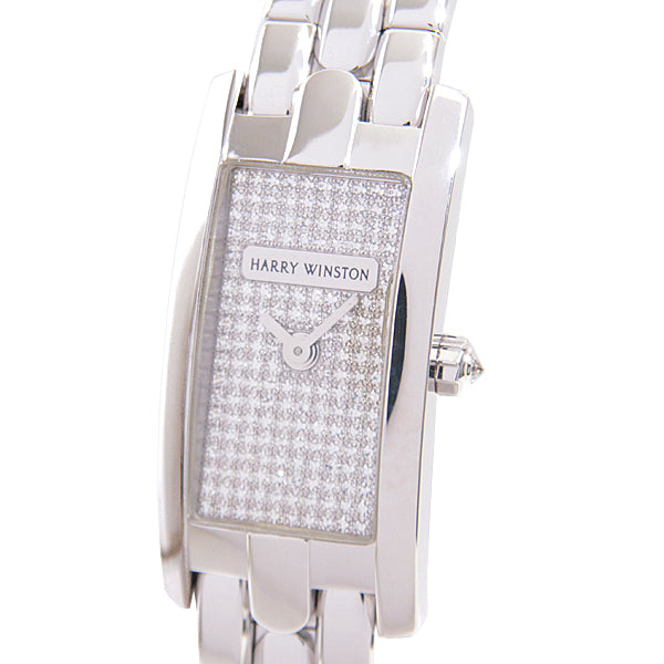 Harry Winston Avenue C Mini Diamond Quartz Watch 750WG in Great Condition