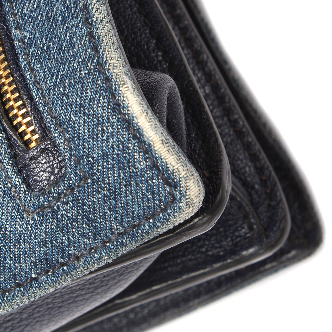 Madras Denim Handbag