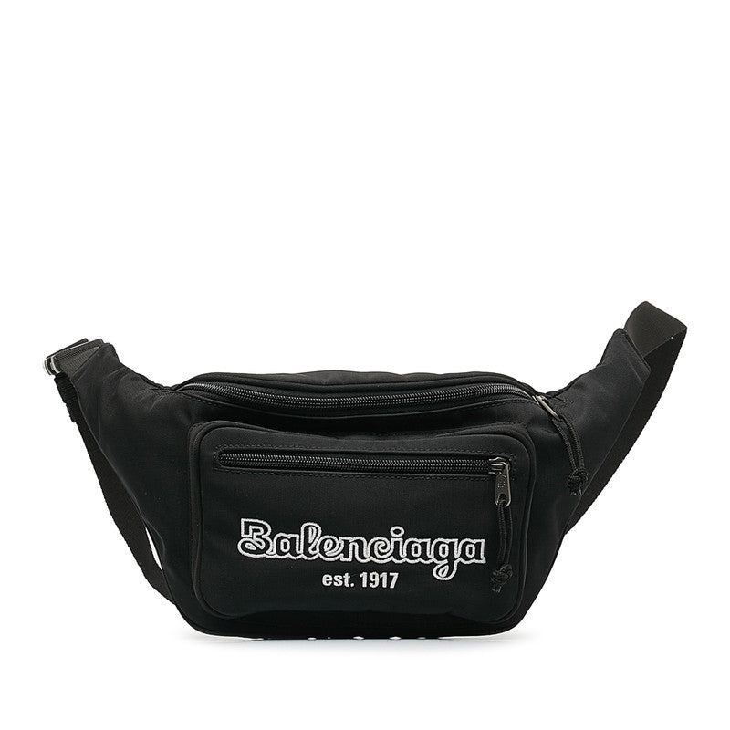 Balenciaga Nylon Logo Belt Bag  Canvas Belt Bag 482389 in Good condition