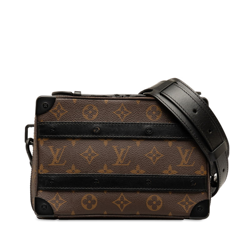Louis Vuitton Monogram Macassar Handle Soft Trunk Canvas Crossbody Bag M45935 in Good condition