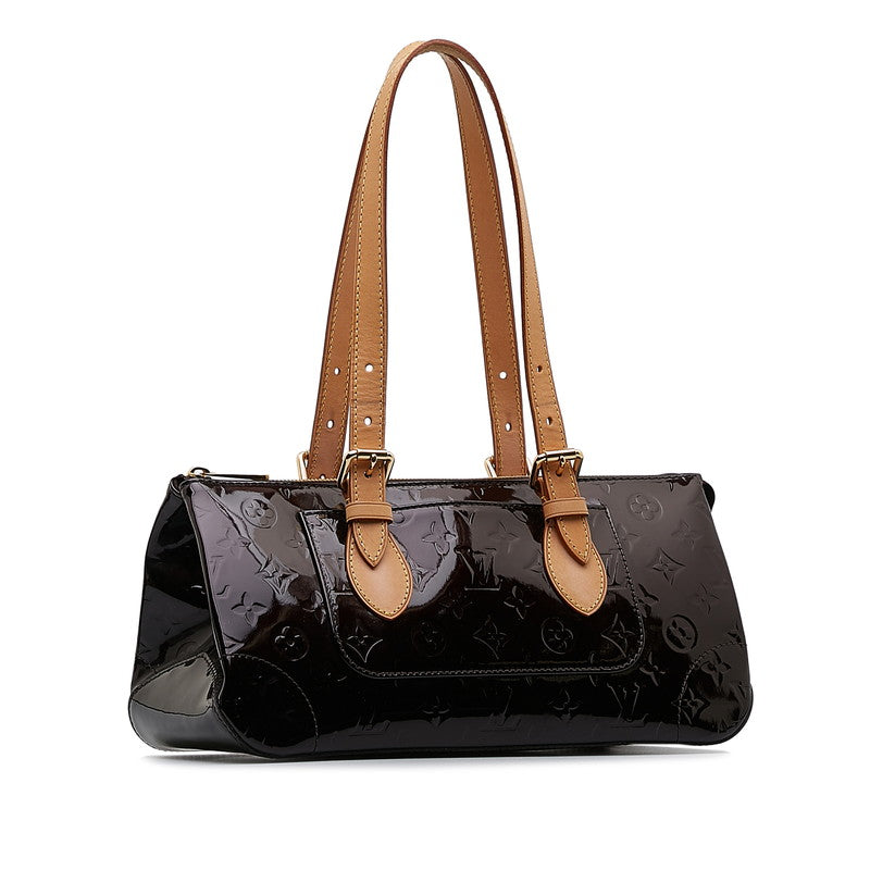 Louis Vuitton Monogram Vernis Rosewood Avenue Leather Shoulder Bag M93510 in Good condition