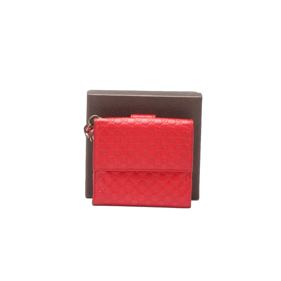 Gucci Microguccissima Leather Bifold Wallet Leather Short Wallet 282579 in Very Good Condition