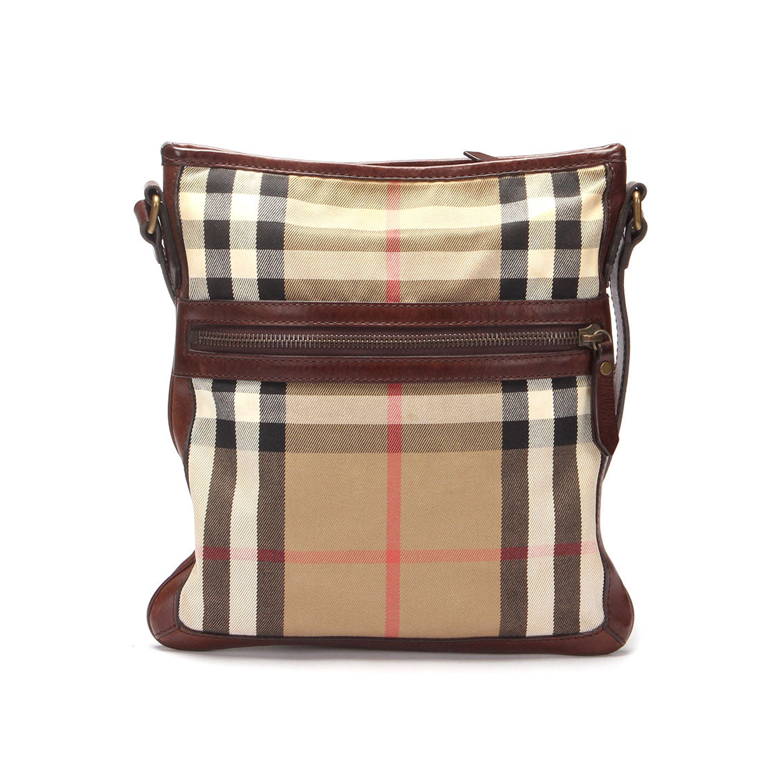 House Check Canvas Crossbody Bag