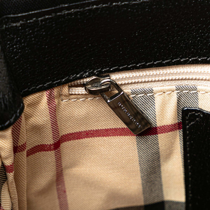 Burberry Nova Check Canvas Leather Shoulder Bag in Great Condition