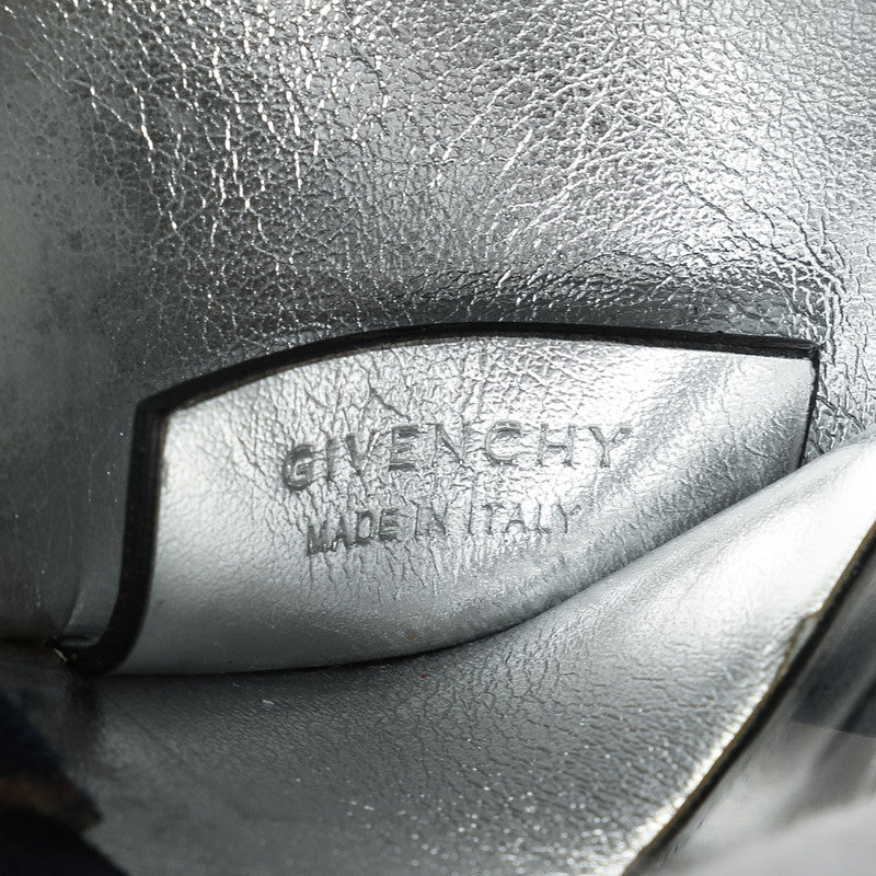 Givenchy Leather Logo Plate Iconic Clutch Bag