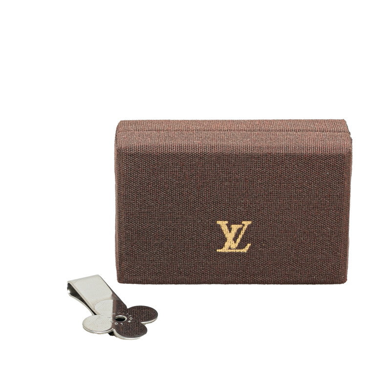 Louis Vuitton Flower Motif Metal Money Clip