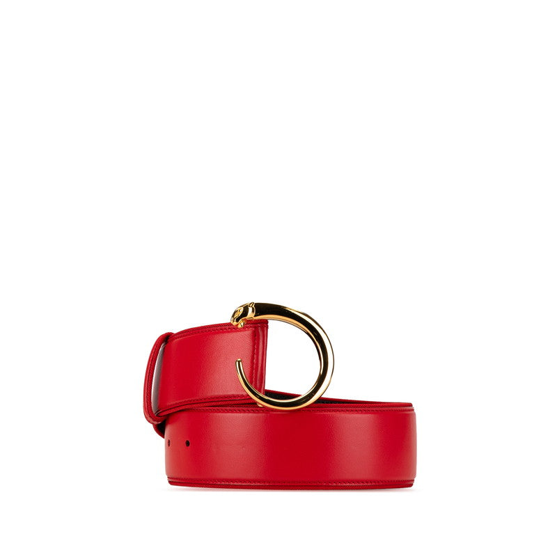 Cartier Must de Cartier Panthere Belt Red Gold Leather