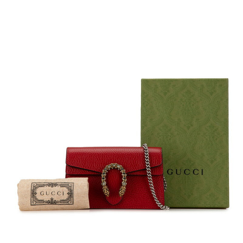 Gucci Dionysus Leather Chain Shoulder Bag